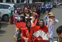 Karnaval Budaya Tradisi Masjid Agung Al-Ittihad di Kawasan Kota Lama Tangerang. (foto Supriyadi)
