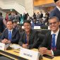 Dewa Sukma (kanan), Akademisi dari Universitas Pamulang Kampus Serang saat mengikuti ILC di Jenewa Swiss.